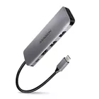 AXAGON Wieloportowy hub HMC-5 2x USB-A, HDMI, SD/microSD, USB 3.2 Gen 1, PD 100W, 20cm USB-C kabel