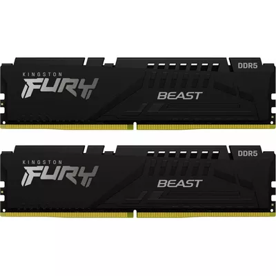 Kingston Pamięć DDR5 Fury Beast Black  64GB(2*32GB)/6000  CL36 EXPO