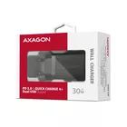 AXAGON ACU-PQ30 Ładowarka sieciowa, PD &amp; QC 30W, QC3.0,4.0/AFC/FCP/PPS/Apple, Czarna