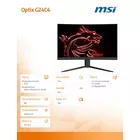 MSI Monitor Optix G24C4  23.6 CURVE/LED/FHD/VA/144Hz