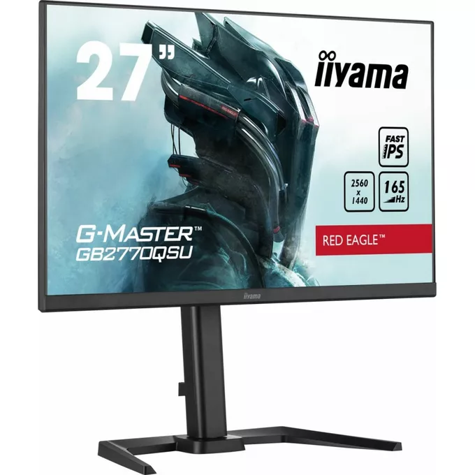 IIYAMA Monitor 27 cali GB2770QSU-B5 0.5ms,IPS,DP,HDMI,165Hz,HAS(150mm)