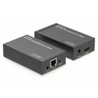 Digitus Przedłużacz/Extender HDMI 1080p 60Hz 120m po skrętce Cat.6/6A/7/8 HDCP 1.3 IR, zestaw