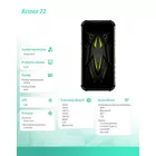 ULEFONE Smartfon Armor 22 4G 8/256GB IP69K zielony