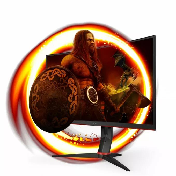 AOC Monitor CQ27G2S/BK 27 cali VA Curved 165Hz HDMIx2 DP