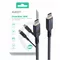 AUKEY CB-MCC102 nylonowy kabel USB C - USB C | LED | 1.8m | 5A | 100W PD | 20V