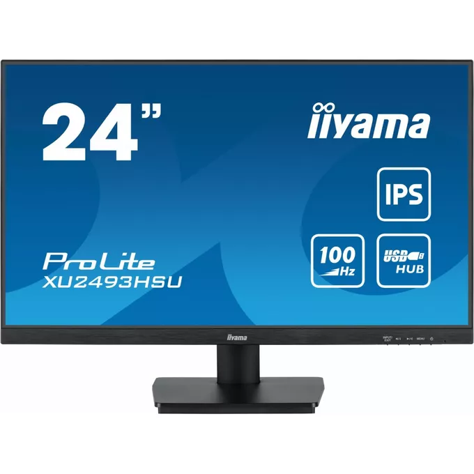 IIYAMA Monitor 23.8 cala  XU2493HSU-B6 IPS.HDMI.DP.2x2W.USBx2.FHD.SLIM.100Hz