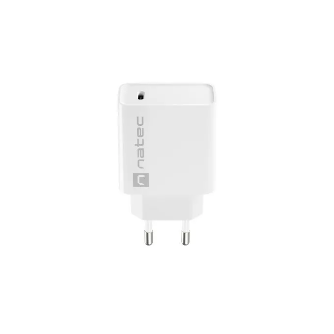 Natec Ładowarka sieciowa Ribera 1x USB-C 20W Biała