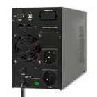 Qoltec Zasilacz awaryjny UPS, on-line, czysta fala sinusoidalna, 1KVA, 800W, LCD, USB