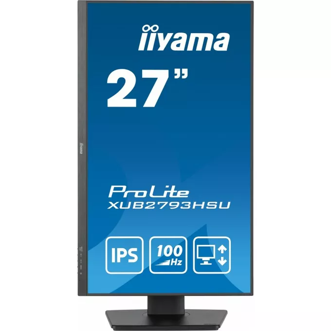 IIYAMA Monitor 27 cali XUB2793HSU-B6 IPS.HDMI.DP.2x2W.USBx2.FreeSync.Flicker