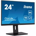 IIYAMA Monitor 23.8 cala ProLite XUB2492QSU-B1 IPS,QHD,USB-C,100Hz,3xUSB(3.2),HDMI,DP  300cd/m2,FreeSync,2x2W,HAS(150mm),PIVOT