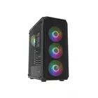 Natec Obudowa Fury Shobo SH4F RGB Midi Tower z oknem Czarna