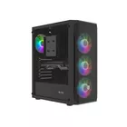 Natec Obudowa Fury Shobo SH4F RGB Midi Tower z oknem Czarna