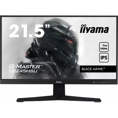 IIYAMA Monitor 22 cale G2245HSU-B1 IPS,FHD,100Hz,1ms,2xUSB,HDMI,DP,2x2W,  FreeSync