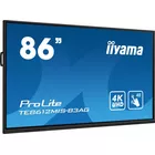 IIYAMA Monitor 85.6 cala ProLite TE8612MIS-B3AG,INFRARED,40pkt,VA,4K