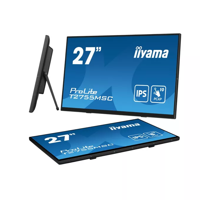 IIYAMA Monitor 27 cali T2755MSC-B1 DOTYK,USB,HDMI,IPS