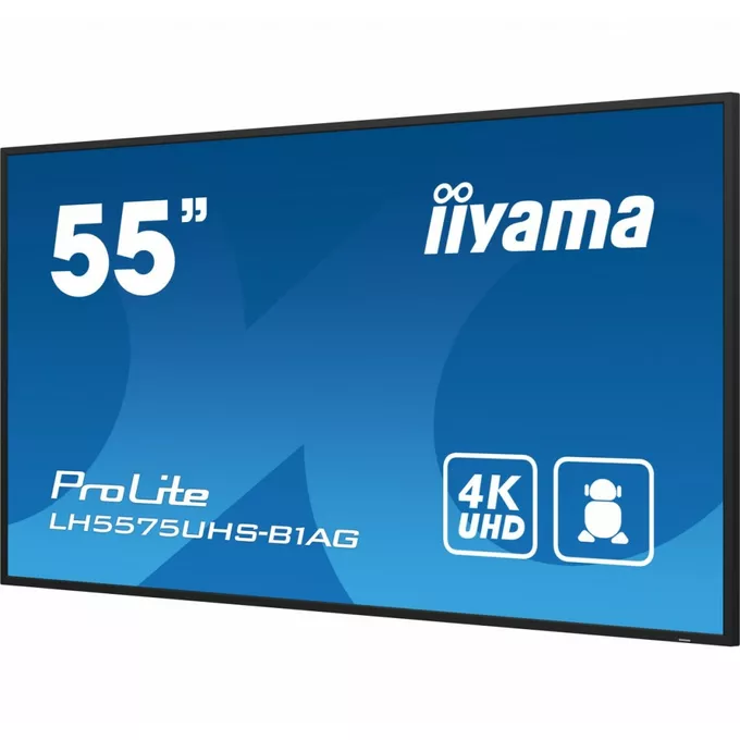 IIYAMA Monitor 54.6 cali ProLite LH5575UHS-B1AG,24/7,IPS,ANDROID.11,4K