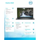 Dell Notebook Vostro 15 (3520) Win11Pro i5-1235U/16GB/512GB SSD/15.6 FHD/Intel Iris Xe/FgrPr/Cam&amp;Mic/WLAN+BT/Backlit Kb/3 Cell/3YPS