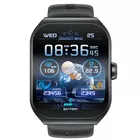 Kumi Smartwatch KU7 1.96 cala 250 mAh Czarny