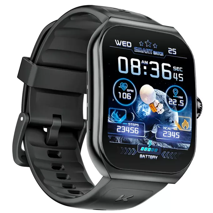 Kumi Smartwatch KU7 1.96 cala 250 mAh Czarny