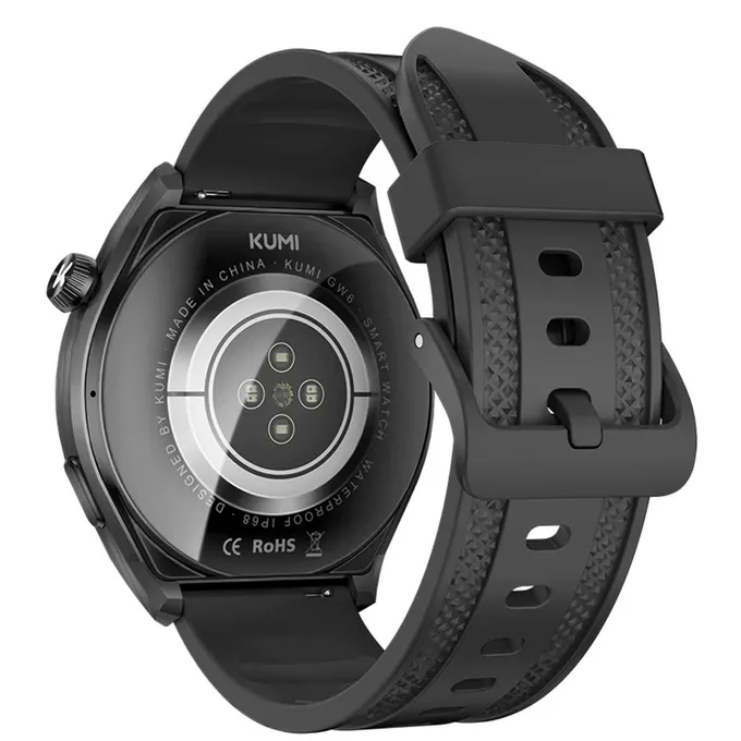 Kumi Smartwatch Kumi GW6 1.43&quot; 300 mAh czarny