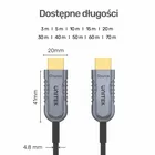 Unitek Kabel Optyczny HDMI 2.1 AOC 15m 4K60Hz C11029DGY