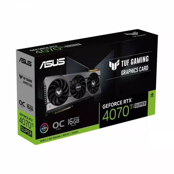 Asus Karta graficzna GeForce RTX 4070 TI SUPER 16G TUF GAMING OC GDDRX6 256bit