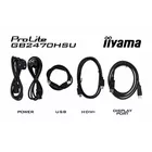 IIYAMA Monitor 24 cale GB2470HSU-B6 0.2ms,IPS,DP,HDMI,180Hz