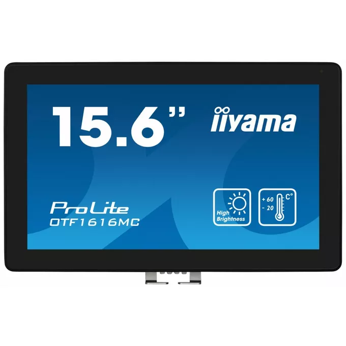 IIYAMA Monitor 16 cali OTF1616MC-B1, VA,poj.10pkt.1100cd,IP65, outdoor, VGA,HDMI,DP,RJ45