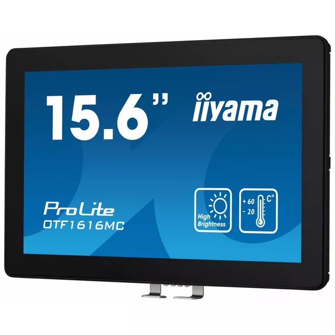 IIYAMA Monitor 16 cali OTF1616MC-B1, VA,poj.10pkt.1100cd,IP65, outdoor, VGA,HDMI,DP,RJ45