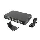 Lanberg Przełącznik 24X 100MB POE+ /2x COMBO 250W RSFE-24P-2C-250