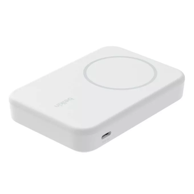 Belkin Powerbank ze standem 8000mAh Qi2 MagSafe Biały