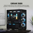 Corsair Obudowa 3500X TG Mid-Tower czarna