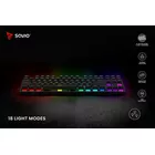 Savio Klawiatura mechaniczna RGB Tempest X2 Outemu Blue