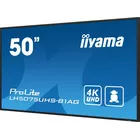 IIYAMA Monitor 50 cali LH5075UHS-B1AG,24/7,VA,ANDROID.11,4K,3xHDMI,DP,RJ45,  2xUSB,2x10W