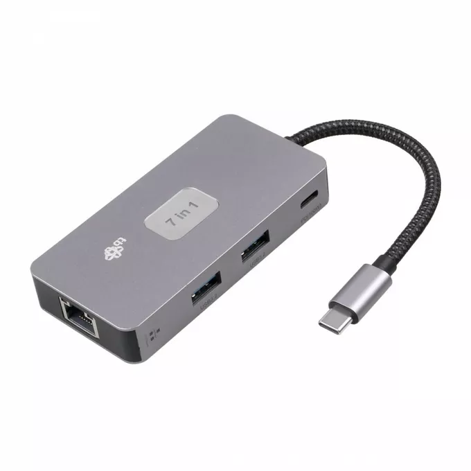 TB Adapter USB C (7w1) HDMI USB SD/TF RJ45 PD