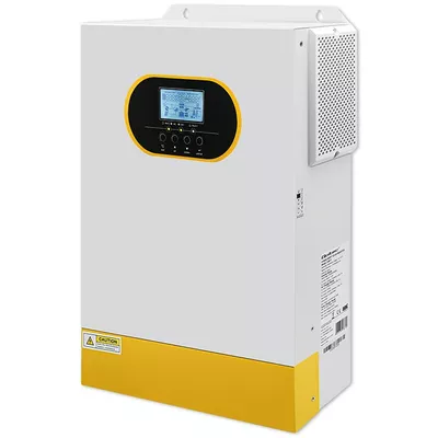 Qoltec Hybrydowy inwerter solarny Off-Grid 5.5kVA | 5.5kW | 100A | MPPT | LCD | BMS | Sinus