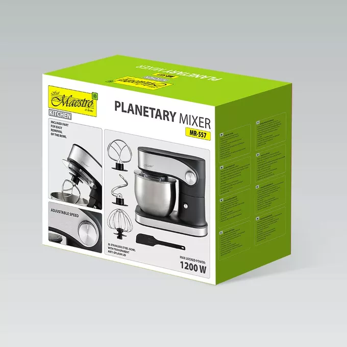 Feel-Maestro Robot planetarny z misą 3l,  1200W  MR-557