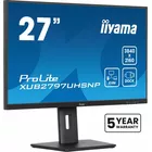 IIYAMA Monitor 27 cali XUB2797UHSNP-B1, 4K, IPS, DP, HDMI, USB-C, Pivot, HAS /5y/