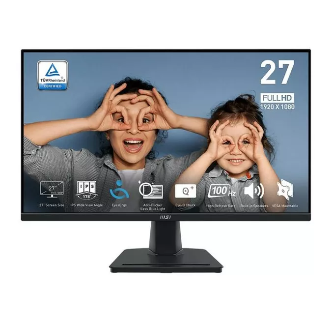 MSI Monitor PRO MP275 27 cali /LED/FHD/Flat/100Hz/Black