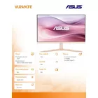 Asus Monitor 24 cale VU249CFE-P IPS 100Hz USB-C