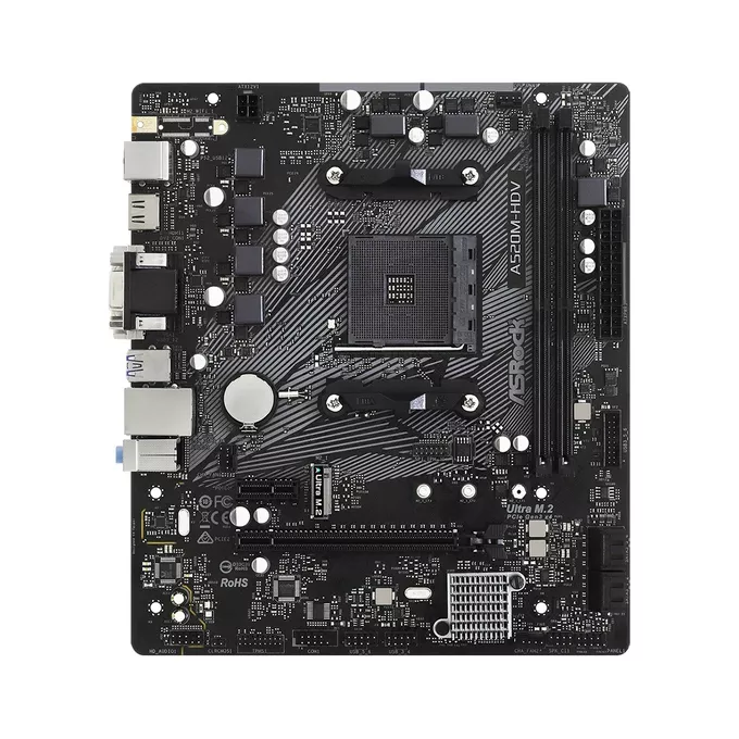 ASRock Płyta główna A520M-HDV AM4 2DDR4 HDMI/DVI/VGA M.2 mATX