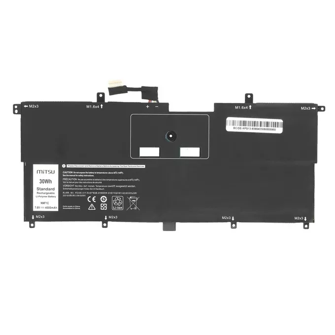 Mitsu Bateria HMPFH NNF1C do Dell XPS 13 9365 4000 mAh (30 Wh) 7.6V (7.4V)