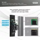 Digitus Obudowa USB 3.1 Typ C na dysk SSD M.2 NVMe 10 Gbps + SATA 6 Gbps aluminiowa, beznarzędziowa