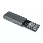 Digitus Obudowa USB 4.0 Typ C na dysk SSD M.2 NVMe 40 Gbps aluminiowa, beznarzędziowa