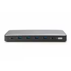 Digitus Stacja dokująca USB Typ C 13-portów 3x HDMI 2x DisplayPort 4K/60Hz DC-Jack 150W