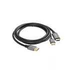 Lanberg Kabel HDMI(M)-Displaypor(M) 1.8M 4K czarny