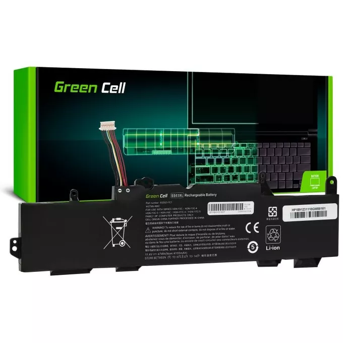 Green Cell Bateria SS03XL 11,4V 4100mAh do HP EliteBook 735 830 840 G5 G6