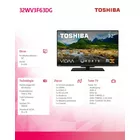 Toshiba Telewizor LED 32 cale 32WV3F63DG