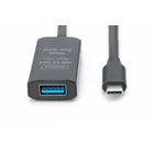 Digitus Kabel przedłużający aktywny, USB 3.0 5Gbps, USB-C - USB-A, 5m