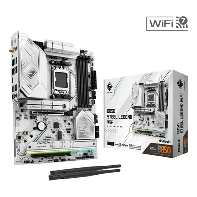 ASRock Płyta główna B850 Steel Legend WiFi AM5 4DDR5 ATX